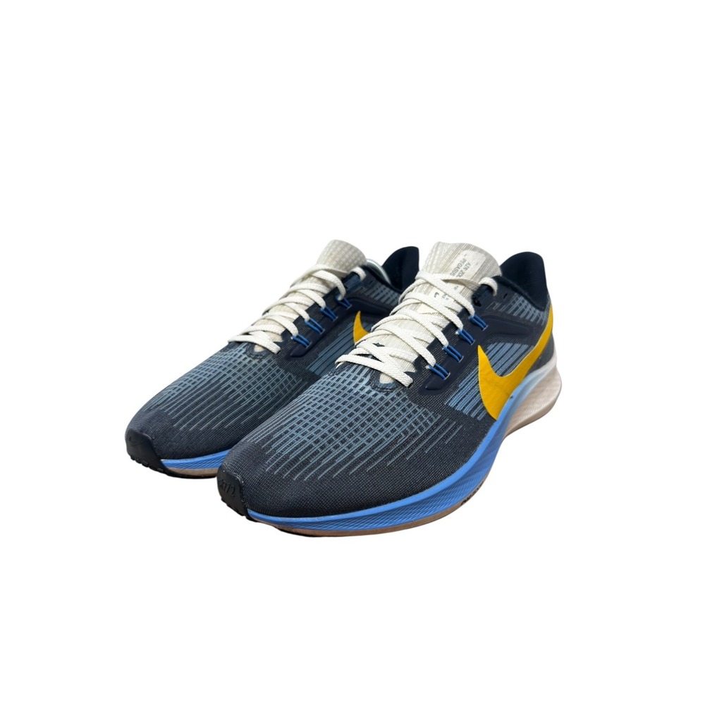 Nike Air Zoom Pegasus 39 Mens Running Shoes Thunder Blue Gold DO9580-400 Size 10 - Picture 8 of 12